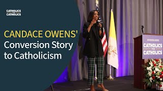 CANDACE OWENS Shares Conversion Story to Catholicism for 1st Time [upl. by Einot]