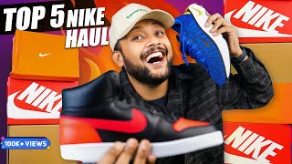 Top 5 Best Nike ShoesSneaker For Men 🔥 Nike Haul Review 2023  ONE CHANCE [upl. by Annaerb]