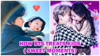 How BTS Treats Kids Sweet Moments [upl. by Asiat743]