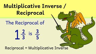 Multiplicative Inverse or Reciprocal for Fractions [upl. by Arim418]