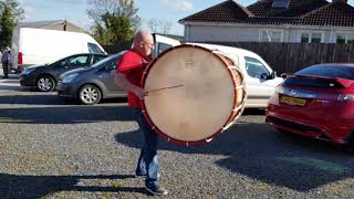 Lambeg Drumming Competition Winning drum 5518 [upl. by Nel423]