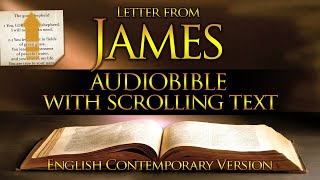 Holy Bible Audio JAMES Contemporary English With Text [upl. by Pavla]