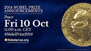 Live Announcement of the Nobel Peace Prize 2014 [upl. by Spiro]