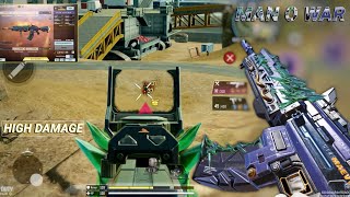 0 RECOIL in MID RANGE  HIGH DAMAGE  BEST MAN O WAR GUNSMITH CODM BR  CODM BR GAMEPLAY [upl. by Veron]