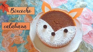 Bizcocho zorrito de calabaza sin gluten [upl. by Zimmer]