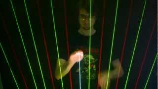 Red Dwarf Theme on Laser Harp [upl. by Yle]