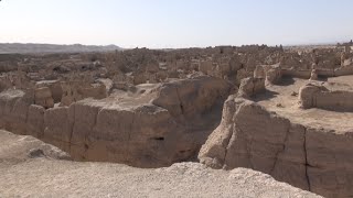 The Jiaohe ruins  Les ruines de Jiaohe Xinjiang  China [upl. by Attelra141]