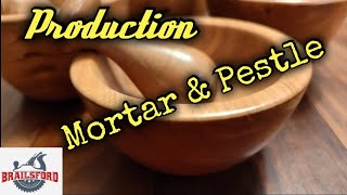 Crafting Beautiful Mortar And Pestles For Art Shows  Woodturning Edition [upl. by Eiramesor]