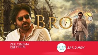 BRO Movie World Television premiere 2 November 1230 PM only on Zee Cinema [upl. by Anitsud368]