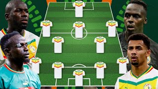 LE ONZE PROBABLE DU 🇸🇳 SENEGAL A LA CAN 2023 🏆 [upl. by Henrieta]