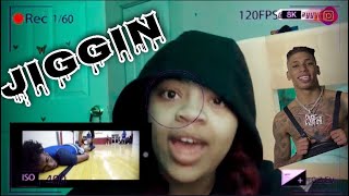 NLE Choppa  Jiggin Official Music Video REACTION NLEChoppa hiphop [upl. by Haldane643]