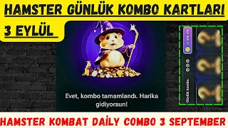 3 Eylül hamster kombat günlük kombo Daily combo card 3 september hamsterkombatcombocard [upl. by Fritz210]