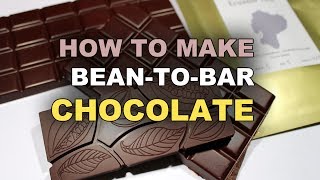 Making BeanToBar Chocolate At Home [upl. by Anneres]