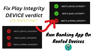 How To Fix Play Integrity API On Rooted Phone Run Bnking App on rooted Devices Strong  Neo Tricks [upl. by Peyton88]