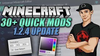 UNIVERSAL MINECRAFT EDITOR 124 UPDATE  30 NEW QUICK MODS EXPLAINED [upl. by Aljan]