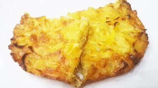 FRITTATA AL FORNO DI PATATE E CIPOLLE IN 1 MINUTO  ricette veloci [upl. by Wrdna]