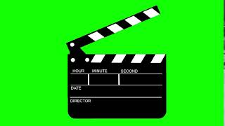 Green Screen  Film Slate SnapAnimated Clapperboard  With Snap Audio [upl. by Ahsok134]