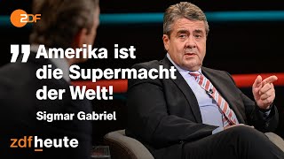 Sigmar Gabriel Ohne die USA als Sheriff kommen die Gangster  Markus Lanz vom 04 Januar 2022 [upl. by Melinde]