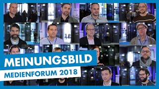 Meinungsbild  Medienforum Mittweida 2018 [upl. by Nytsrik]