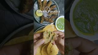 Kurla ka Mashoor quotNawab Seekh Parathaquot Zaroor try kare🤤😉 yummy seekhkabab paratha shorts tangy [upl. by Anikahs]