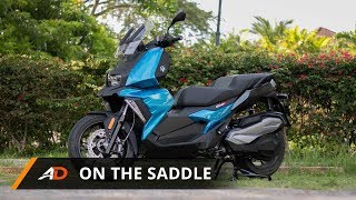 2018 BMW C400X Review  On the Saddle [upl. by Etnemelc]