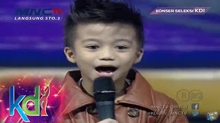 LUCUNYA AFAN Anak Dari Aan KDI Jago nyanyi Dangdut  Konser Seleksi KDI 2015 193 [upl. by Rugen]