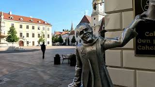 Explore Bratislava Old Town walking tour video Bratislava Slovakia [upl. by Verras]