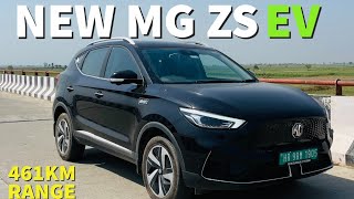 MG ZS EV Top Model Walkaround Review Interior Exterior Features Battery Range Charging Time [upl. by Abbie]