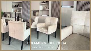 Eetkamerstoel Cuba  Zen Lifestyle Wijchen [upl. by Refanej]