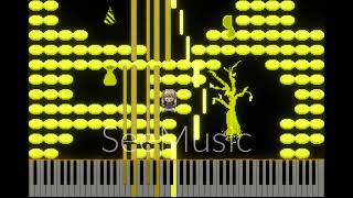 Yume 2kki  Pulsating Yellow Passage Piano Tutorial [upl. by Repsihw]