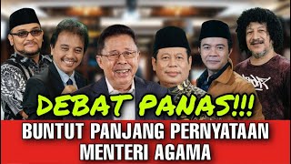 DEBAT PANAS BUNTUT PANJANG PERNYATAAN MENTERI AGAMA  INDONESIA LAWYERS CLUB [upl. by Dorlisa]