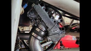 1992 Ducati 900SS Installing Keihin FCR 41mm racked carburetors Motion Pro throttle assembly [upl. by Enitsenrae949]