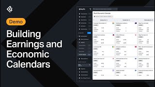 Building Earnings and Economic Calendars [upl. by Dusa]