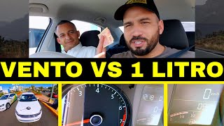 PRUEBAS DE CONSUMO VW VENTO VS 1 LITRO DE GASOLINA [upl. by Luhem]