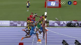 Noah Lyles Wins 100m Mens Final and its Gold for USA in Paris Olympic Games 2024 [upl. by Sly]