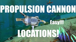 Where To Find PROPULSION CANNON FRAGMENTS  No Advanced Gear Needed  Subnautica Tutorial [upl. by Ttessil956]