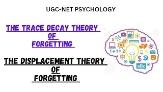 The Trace Decay Theory of Forgetting and Thr Displacement Theory of Forgetting ugcnet ugcnetpsych [upl. by Analak]