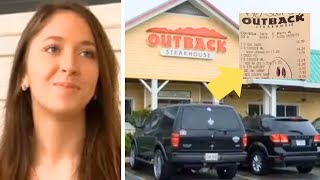 Outback Workers Wish Nobody Saw What They Wrote On Cops’ Receipt [upl. by Athal897]