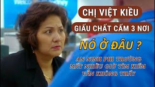 CÔ TA NGỤY TRANG CHẤT CẤM BẰNG CÁCH NÀO  GIẤU NÓ Ở ĐÂU  AN NINH MẤT NHIỀU GIỜ VẪN KHÔNG TÌM THẤY [upl. by Boaten]