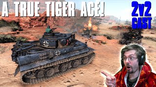 A TRUE TIGER ACE  2v2 CAST  Company of Heroes 3 [upl. by Ataga696]