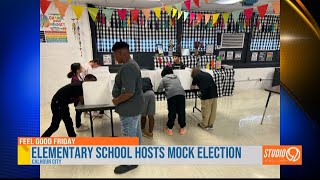 Calhoun City elementary school hosted mock election [upl. by Zima96]