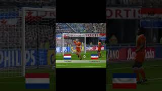 Bergkamp goal PES 5 Patch 93 94 pes5 [upl. by Ataner955]