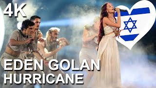 Eurovision 2024 Grand Final  Israel 🇮🇱  Eden Golan  Hurricane 4K50fps [upl. by Anavlis660]