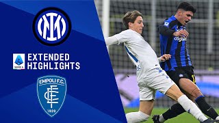 Inter Milan vs Empoli Extended Highlights  Serie A  CBS Sports Golazo [upl. by Aamsa180]