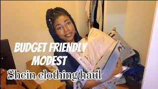 Modest budget friendly Shein clothing haul [upl. by Nollie]