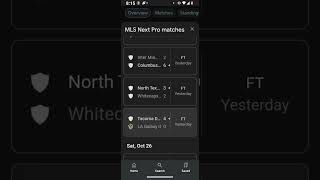 MLS Next Pro Football Scores mlsnextpro [upl. by Anaoy]