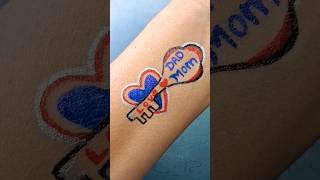 Papa tattoo design❤️ trending viral ytshorts satisfying shortvideo tattoo tatooart papa maa [upl. by Dagall]