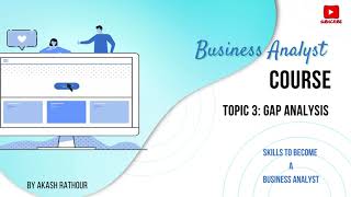 Business Analyst Topic 3 Gap Analysis II In Hindi II education Gapanalysis learning trending [upl. by Ailsun]