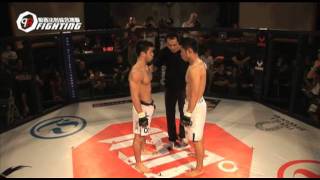 PRO Fighting MMA 4 180 Fight 7 pt1 Mark Striegl vs Bae Young Kwon [upl. by Ardnazxela]