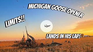 Michigan Goose Hunting  Opening Weekend 2023 LIMITS [upl. by Nivlac175]